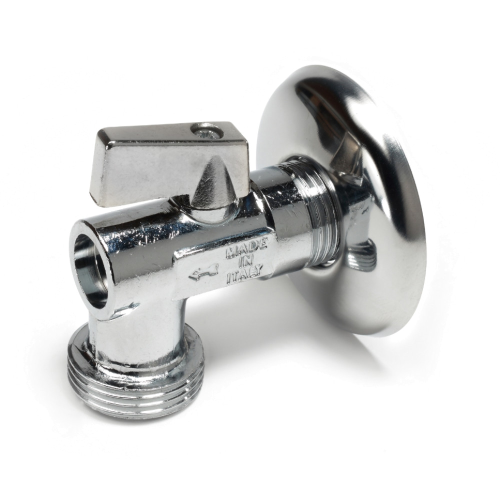 Шаровой кран для стиральной машины 1/2″НР-3/4″НР, угловой, Giacomini R614X004