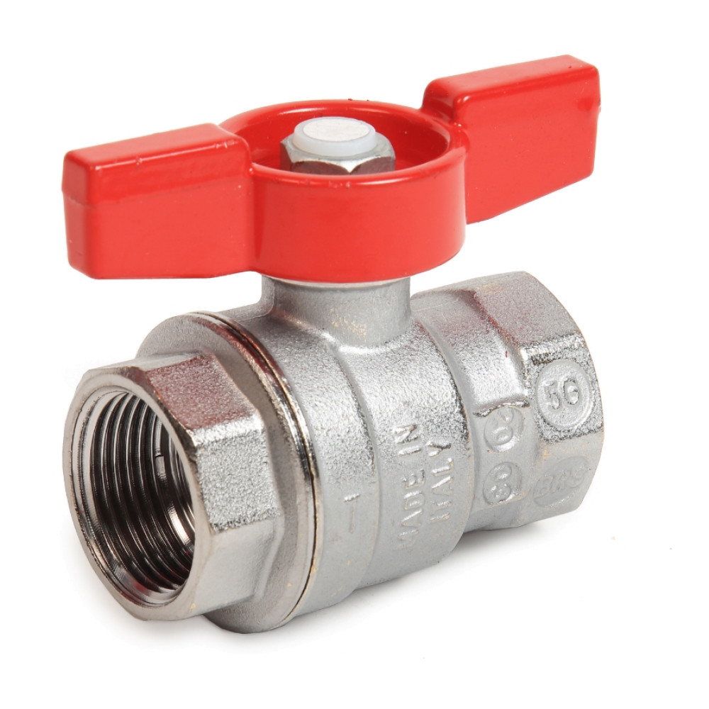 Кран шаровой 1/4″ Giacomini R851 R851X021 бабочка внутренняя резьба