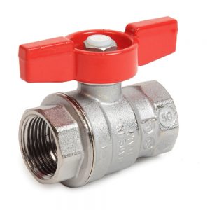 Кран шаровой 1″ Giacomini R851 R851X025 бабочка внутренняя резьба