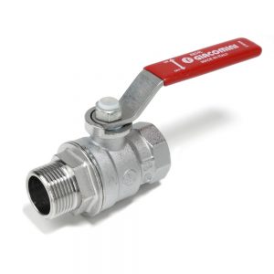 Кран шаровой 1″ Giacomini R854L R854LX025 ручка-рычаг внутренняя-наружная резьба