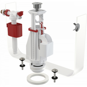 Комплект арматуры для бачка унитаза Alcaplast SA08AK 1/2″ CHROM